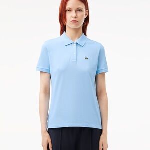 Lacoste Women's Sky Blue Polo shirt size 36 (6 us)